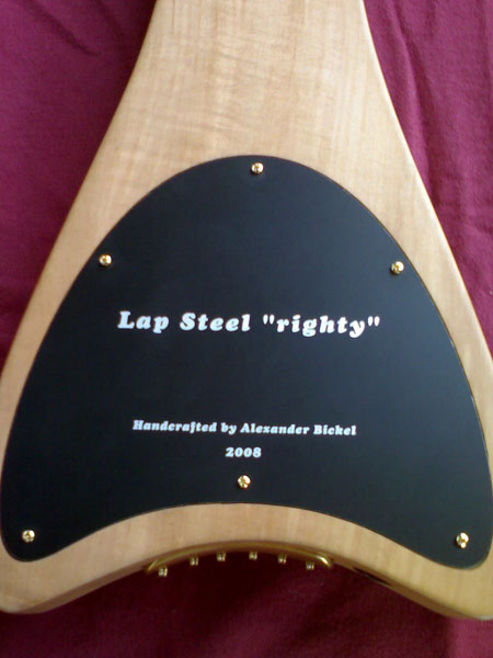 Lapsteel "righty"